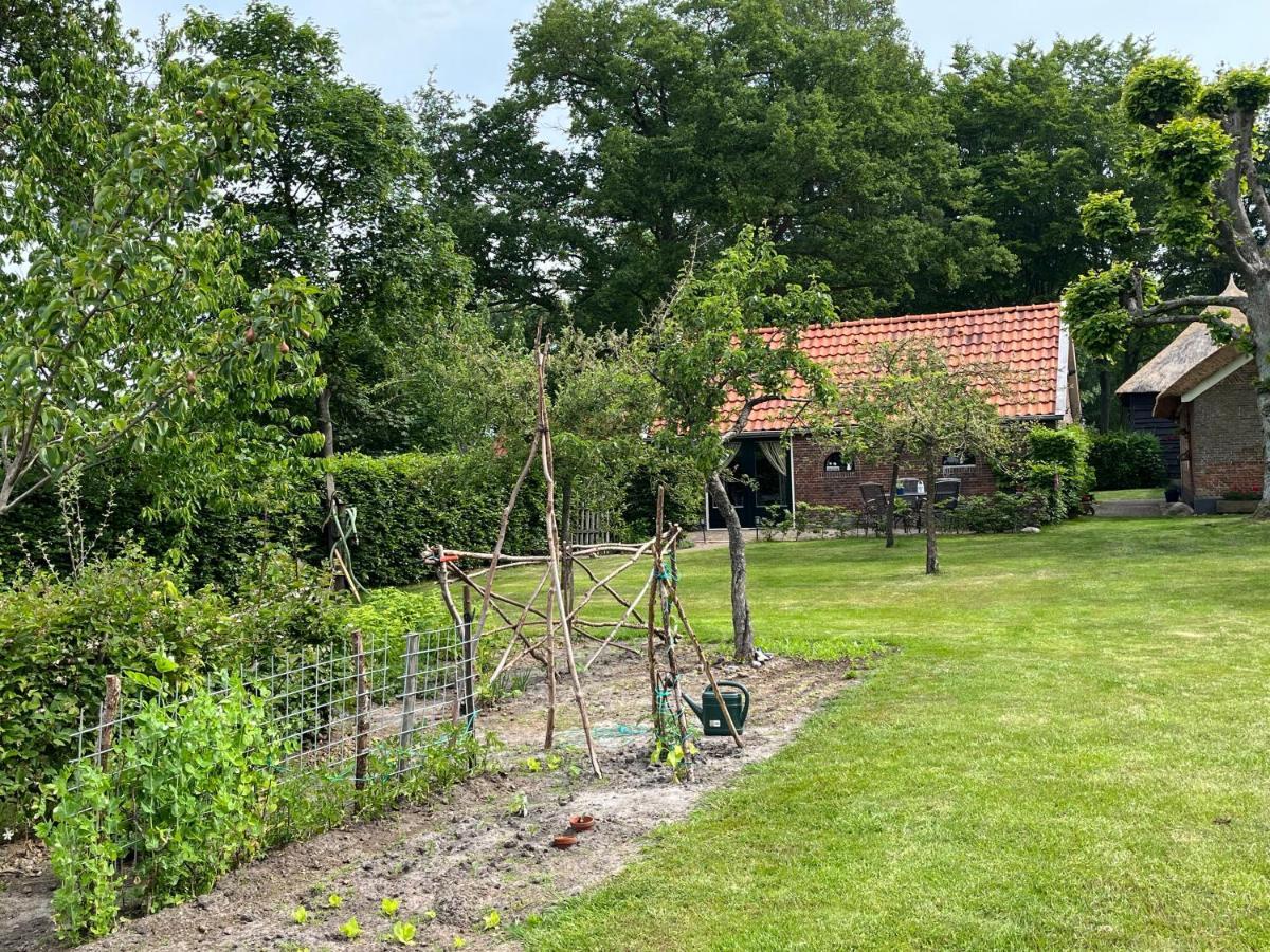 Landelijk Gelegen Huisje Op Erf Veeningen Exteriér fotografie